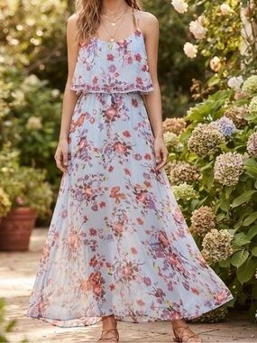 Vera Wang Princess maxi dress size large
